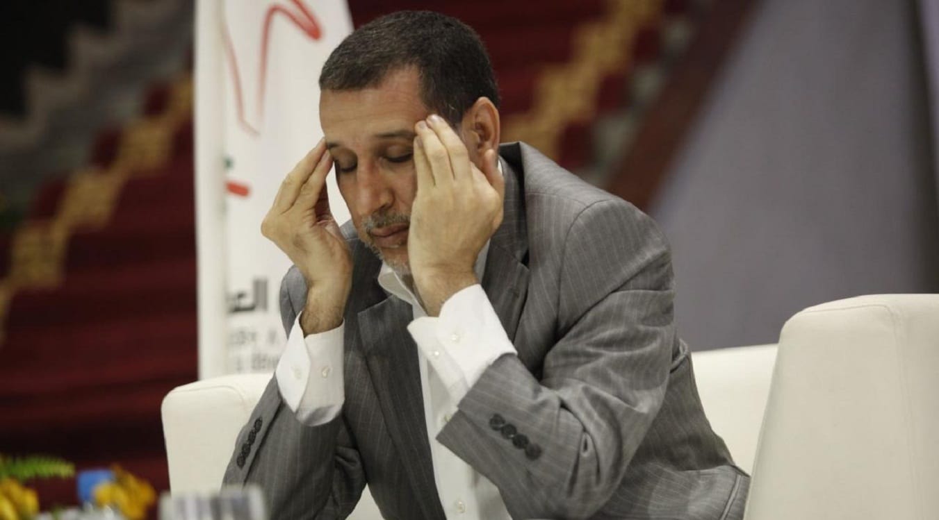 سعد الدين العثماني يحاضر بطنجة أمام كراسي فارغة 1 otmn 1