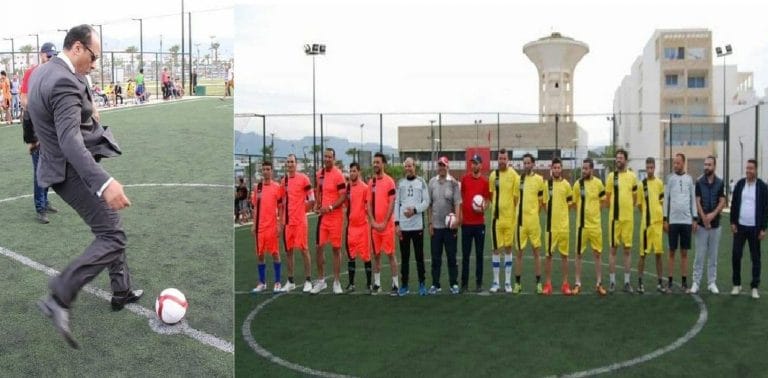 ازيد من ألف مشارك يستفيدون من ملاعب القرب بمرتيل مجانا وعامل الاقليم يتوج الفائزين