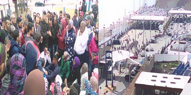مافيا التهريب بباب سبتة تسابق الزمن لإفشال إجراءات الحد من التهريب
