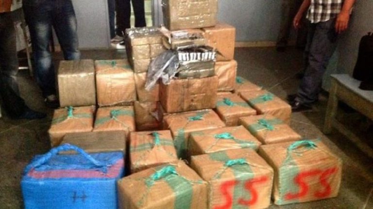 فيديو.. مصادرة طن ونصف من الحشيش المغربي بمنزل بلالينيا الاسبانية