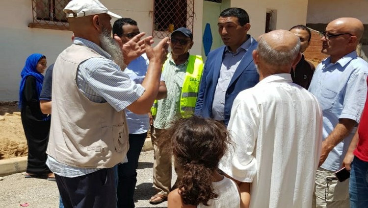 عامل عمالة المضيق الفنيدق يتفقد عدد من الأحياء بمدينة الفنيدق