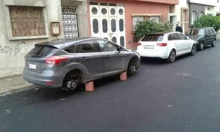 سرقات متكررة لإطارات السيارات يستنفر مصالح الأمن بطنجة