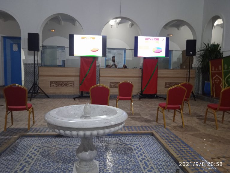 عمالة المضيق الفنيدق توفر الظروف المناسبة لمتابعة نتائج الانتخابات