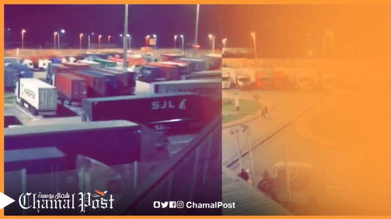حصري: بعد كارثة سقوط حاويات بميناء طنجة المتوسط..شلل تام بالميناء وتكدس غير مسبوق للحاويات