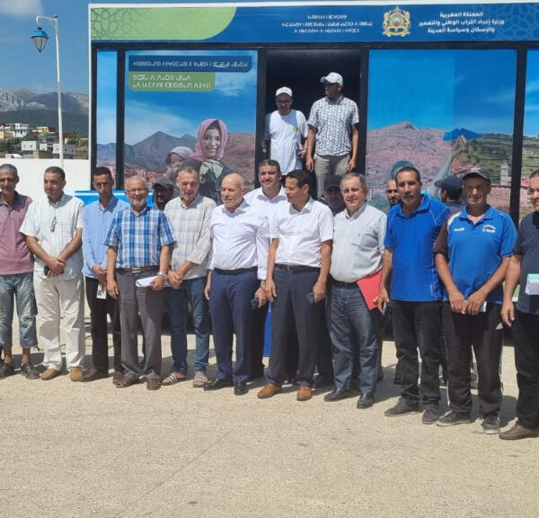 قافلة التعمير الخاصة بالعالم القروي تحط الرحال بعمالة المضيق الفنيدق واقليمي تطوان وشفشاون