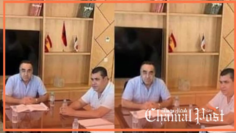 في لقاء رسمي بمكتب رئيس مجالس عمالة طنجة أصيلة..غاب العلم الوطني وحضرت أعلام دول أجنبية 5 في لقاء رسمي بمكتب رئيس مجالس عمالة طنجة أصيلة..غاب العلم الوطني وحضرت أعلام دول أجنبية