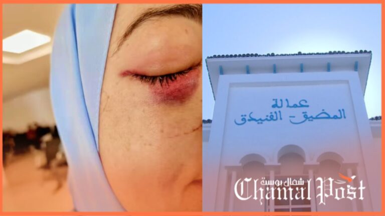 عون سلطة يعتدي على سيدة بمرتيل