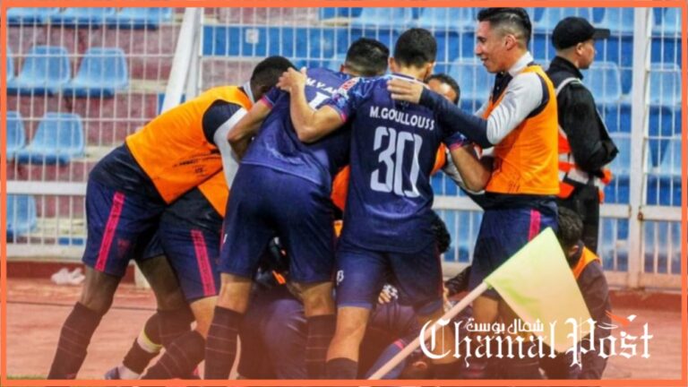 المغرب التطواني يتعادل مع ضيفه حسنية أكادير بهدف لمثله