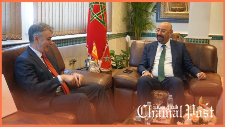 رئيس الجماعة منير ليموري يستقبل القنصل العام الجديد لإسبانيا بطنجة