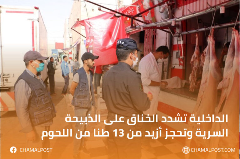 الداخلية تشدد الخناق على الذبيحة السرية وتحجز أزيد من 13 طنا من اللحوم