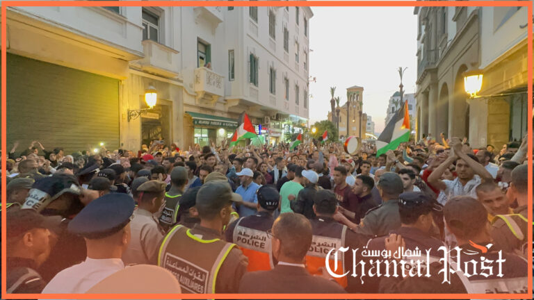 تطوان.. وقفة تضامنية مع الشعب الفلسـ.طيني 🇲🇦🫶🏻🇵🇸