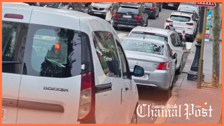 طنجة.. ساكنة شارع وسط المدينة تستنكر احتلال وكالة لكراء السيارات للرصيف