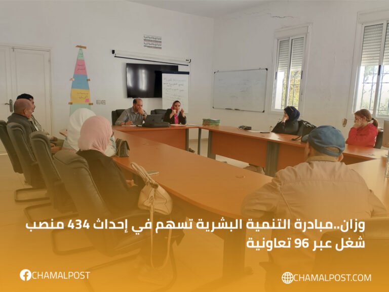 وزان..مبادرة التنمية البشرية تسهم في إحداث 434 منصب شغل عبر 96 تعاونية