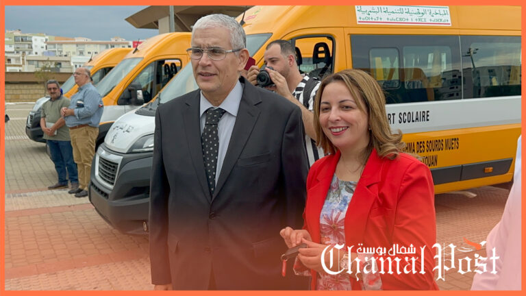 توزيع حافلات للنقل المدرسي على جمعيات فاعلة بتطوان في إطار مبادرة التنمية البشرية