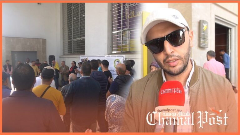 موظفو البريد طنجة..يحتجون ويطالبون بالزيادة في الأجور
