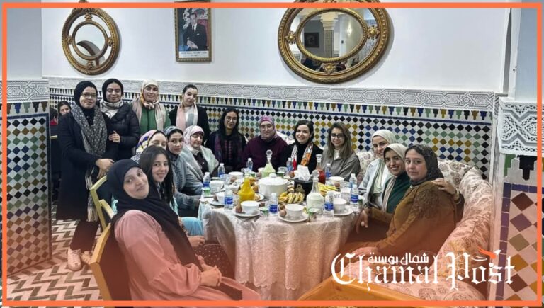 مغربيات الألفية الثالثة ينضمن إفطارا جماعيا بدار المسنين بوسافو