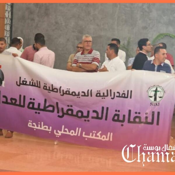 طنجة.. النقابة الديمقراطية للعدل تنتفض في وجه المفتشية العامة للسلطة القضائية