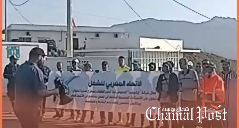عمال مطرح صدينة بتطوان يحتجون بسبب تأخر الأجور ويهددون بالتصعيد..