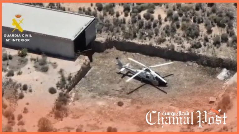 تفكيك شبكة دولية لتهريب الحشيش من المغرب عبر المروحيات