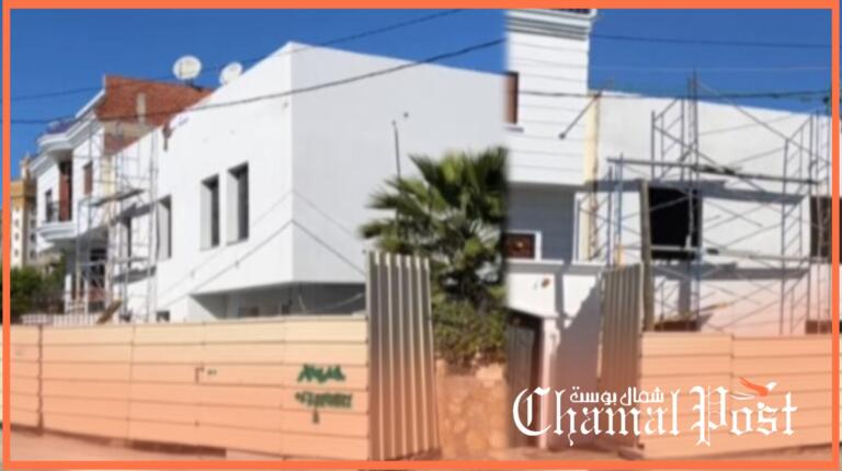 من يتحدى قرارات السلطة؟:فيلا بطنجة تتحول إلى مشروع تجاري رغم قرارات التوقيف