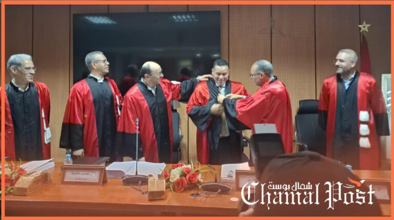نقاش علمي رفيع يتوّج أطروحة الباحث عبد الإله بعصيص حول تحولات السياسات العمومية بالمغرب