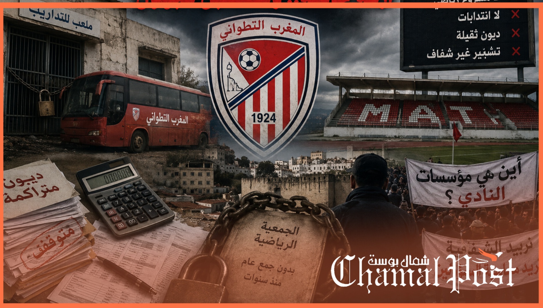 شمال بوست 56 المغرب التطواني ينهار في صمت… والجماهير تطالب بكشف الحقيقة